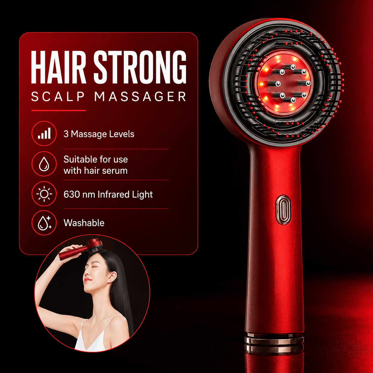 Hair Massaging Brush - Transform Your Beauty Ritual