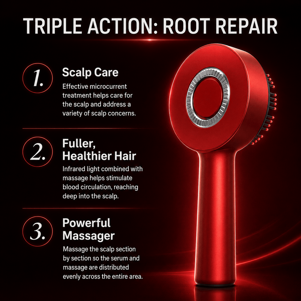 Hair Massaging Brush - Transform Your Beauty Ritual