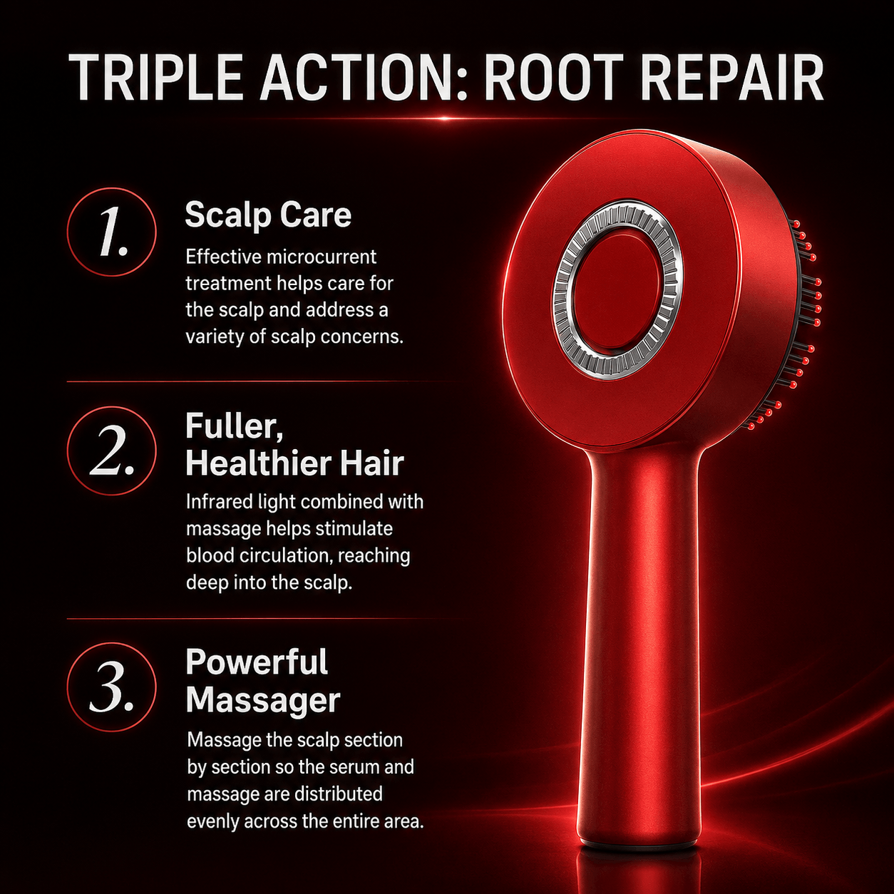 Hair Massaging Brush - Transform Your Beauty Ritual