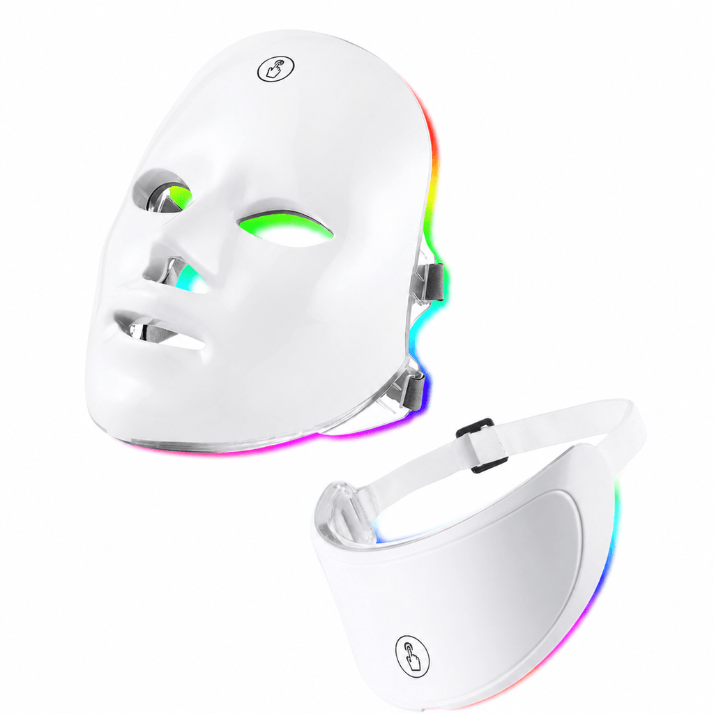 AuraLift LED Mask™ – 2-in-1 LED Light Therapy for Face & Neck Rejuvenation