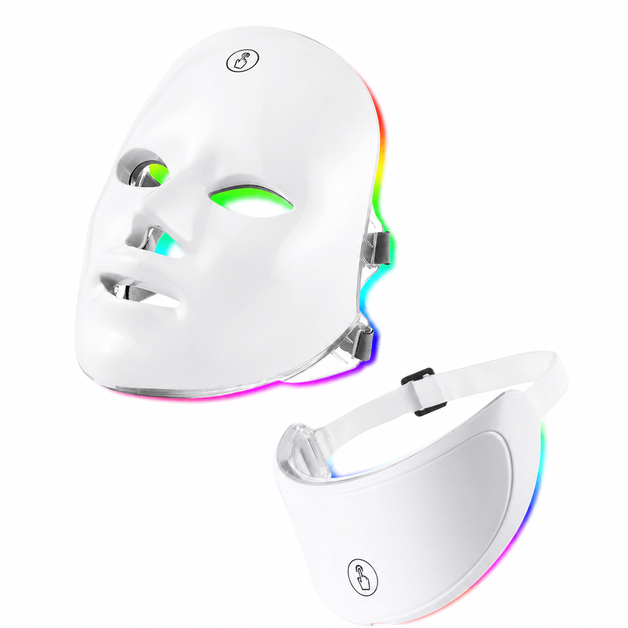 AuraLift LED Mask™ – 2-in-1 LED Light Therapy for Face & Neck Rejuvenation