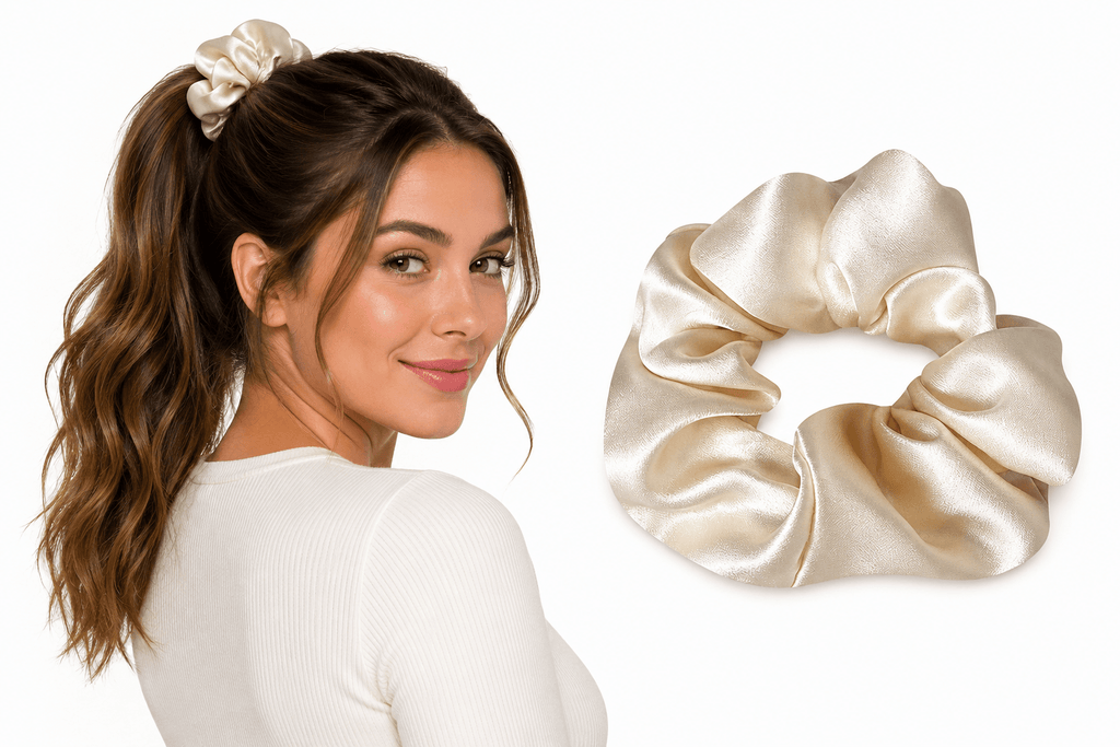 Mulberry Silk Scrunchies - Luxurious Hair Ties for Effortless Style