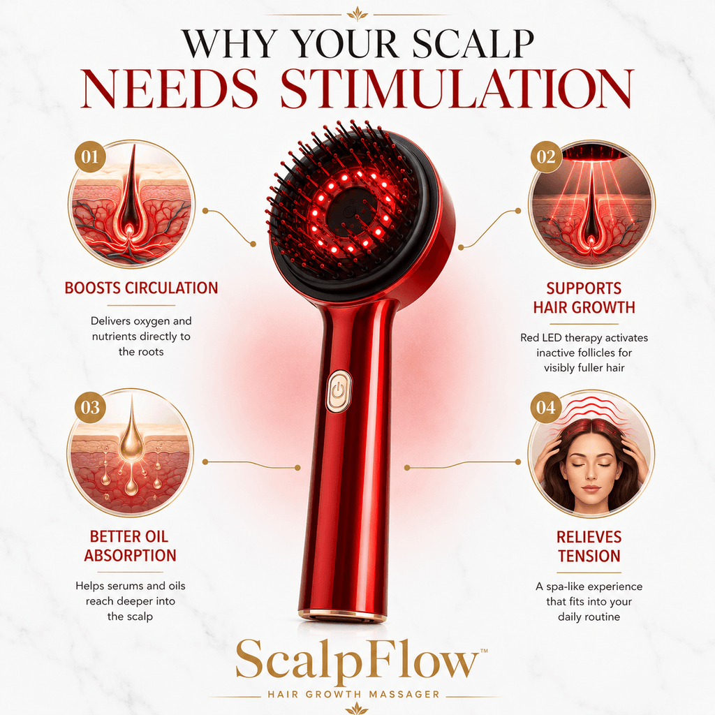 Hair Massaging Brush - Transform Your Beauty Ritual