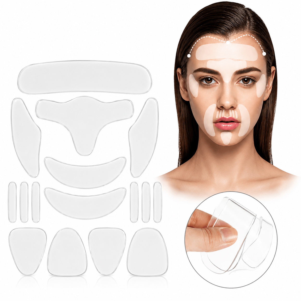 Anti-Wrinkle Silicone Patch