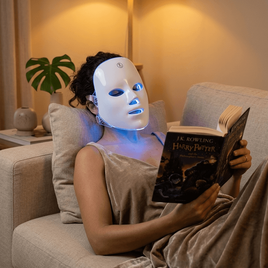 AuraLift LED Mask™ – 2-in-1 LED Light Therapy for Face & Neck Rejuvenation