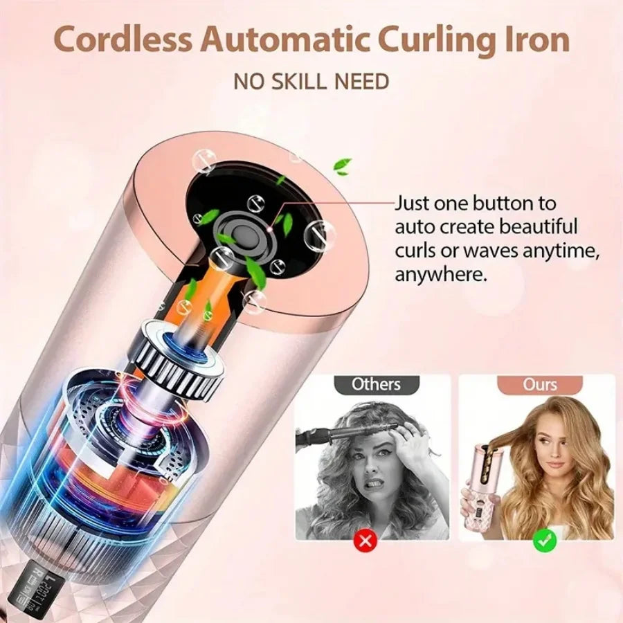 Cordless Auto Curler