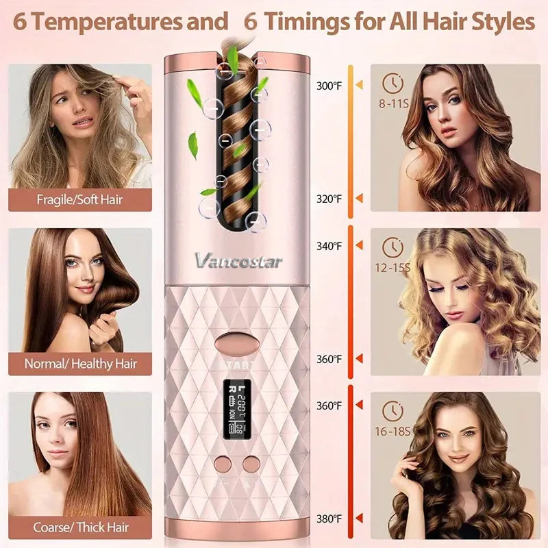 Cordless Auto Curler