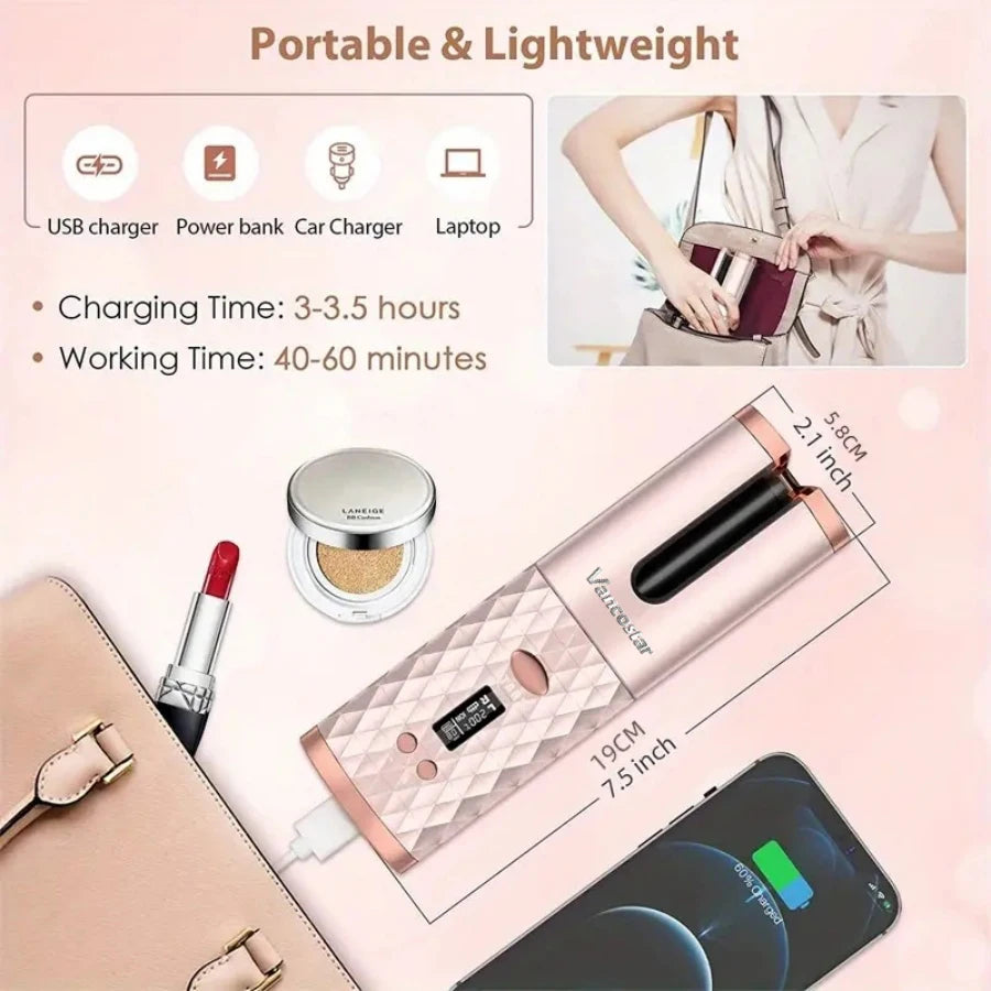 Cordless Auto Curler